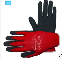 240par. Latexbelagte polyester arbeidshansker str.11